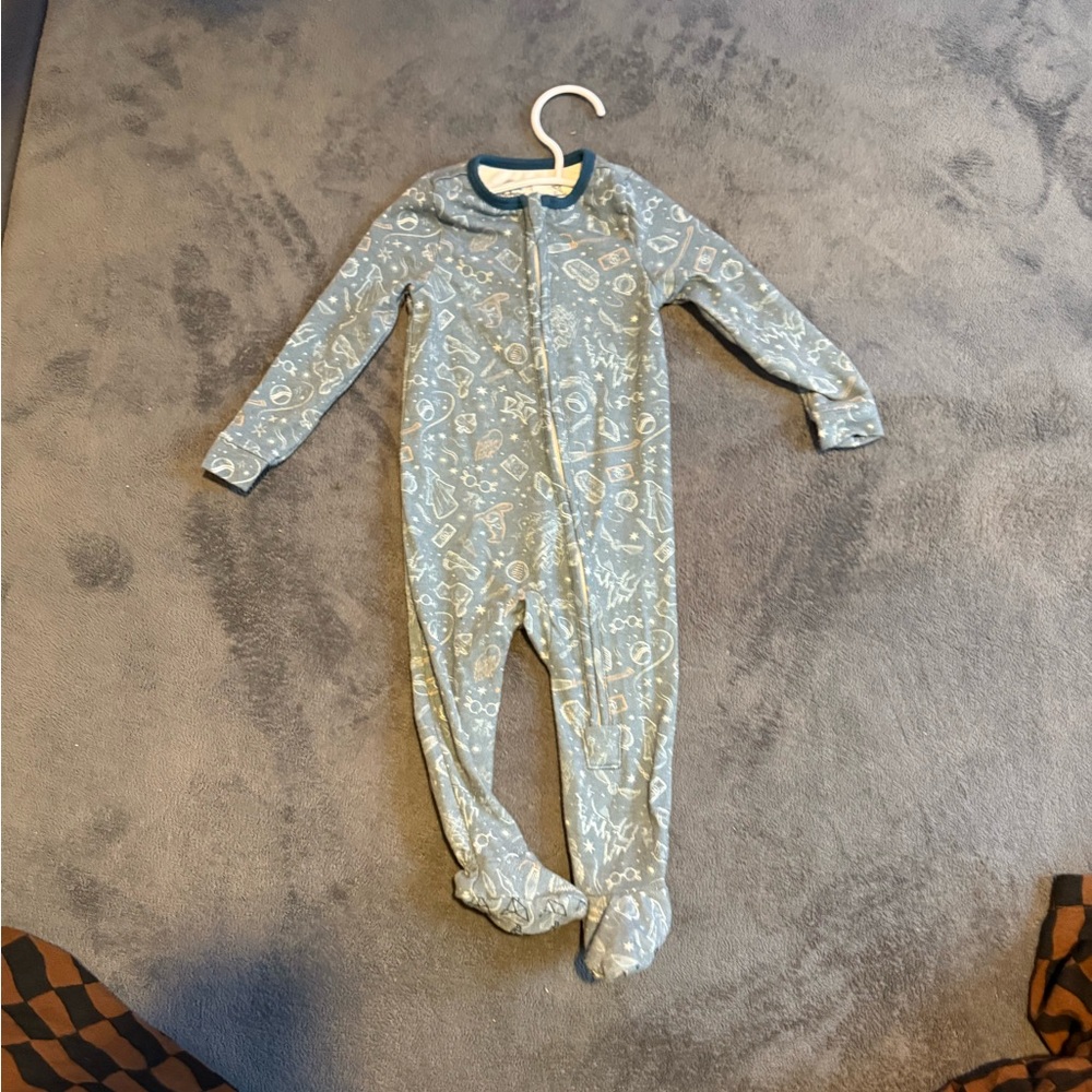 Zip-Up Footie Baby Pajamas - Hogwarts